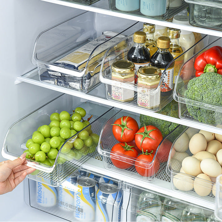 Refrigerator Food Storage Container With Egg Holder